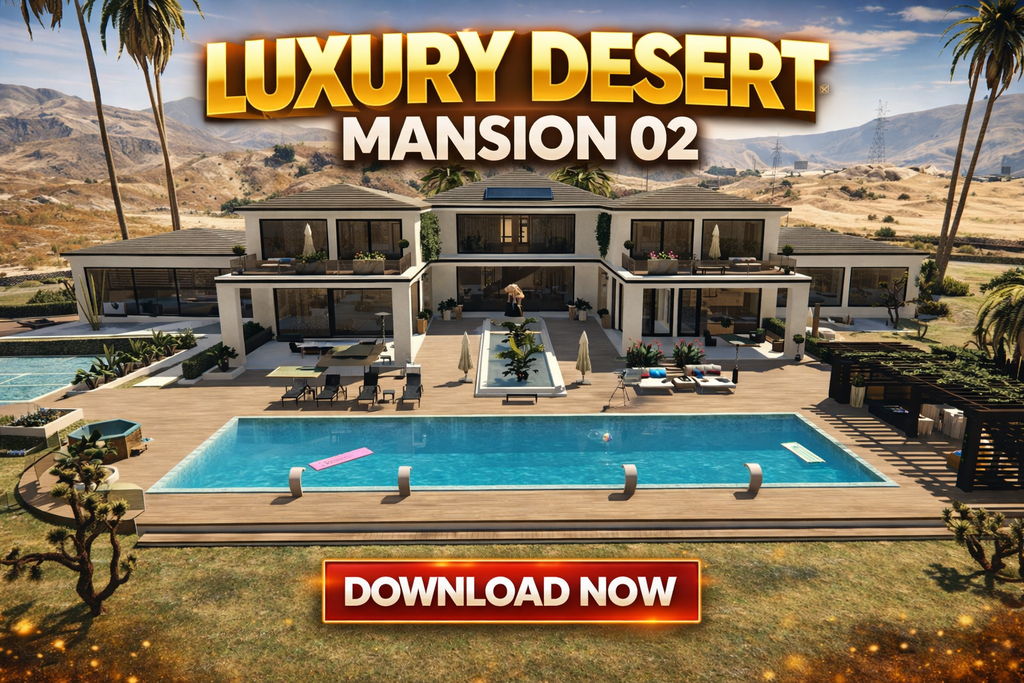 Desert Mansion 02 | FiveM Ready | QBCore & QBox Compatible
